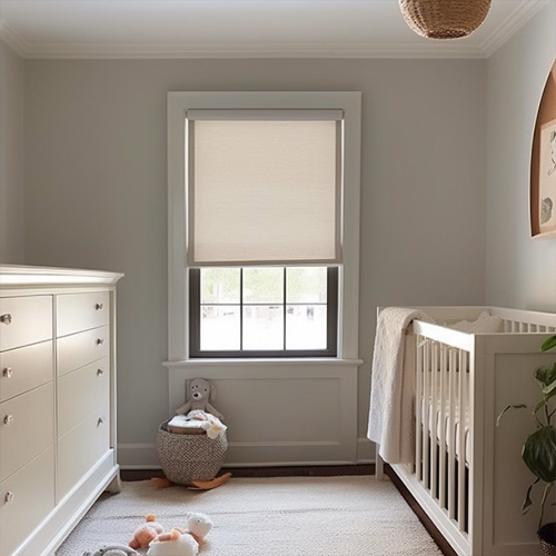 Blackout Roller Shades in Linen Color