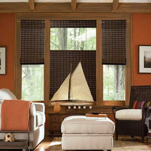 Top Down Bottom Up Woven Wood Shades Exquisite