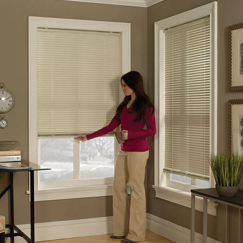 Cordless One Touch Aluminum Mini Blinds Sale